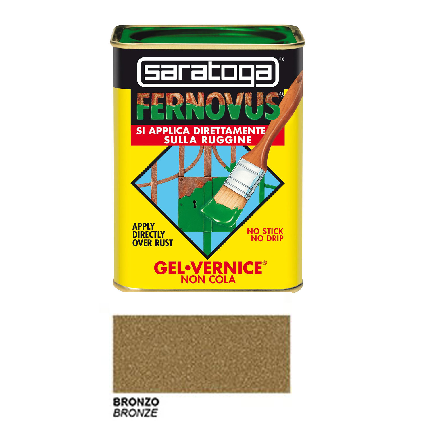 Barattolo Vernice Micacei Saratoga Bronzo 750 ml