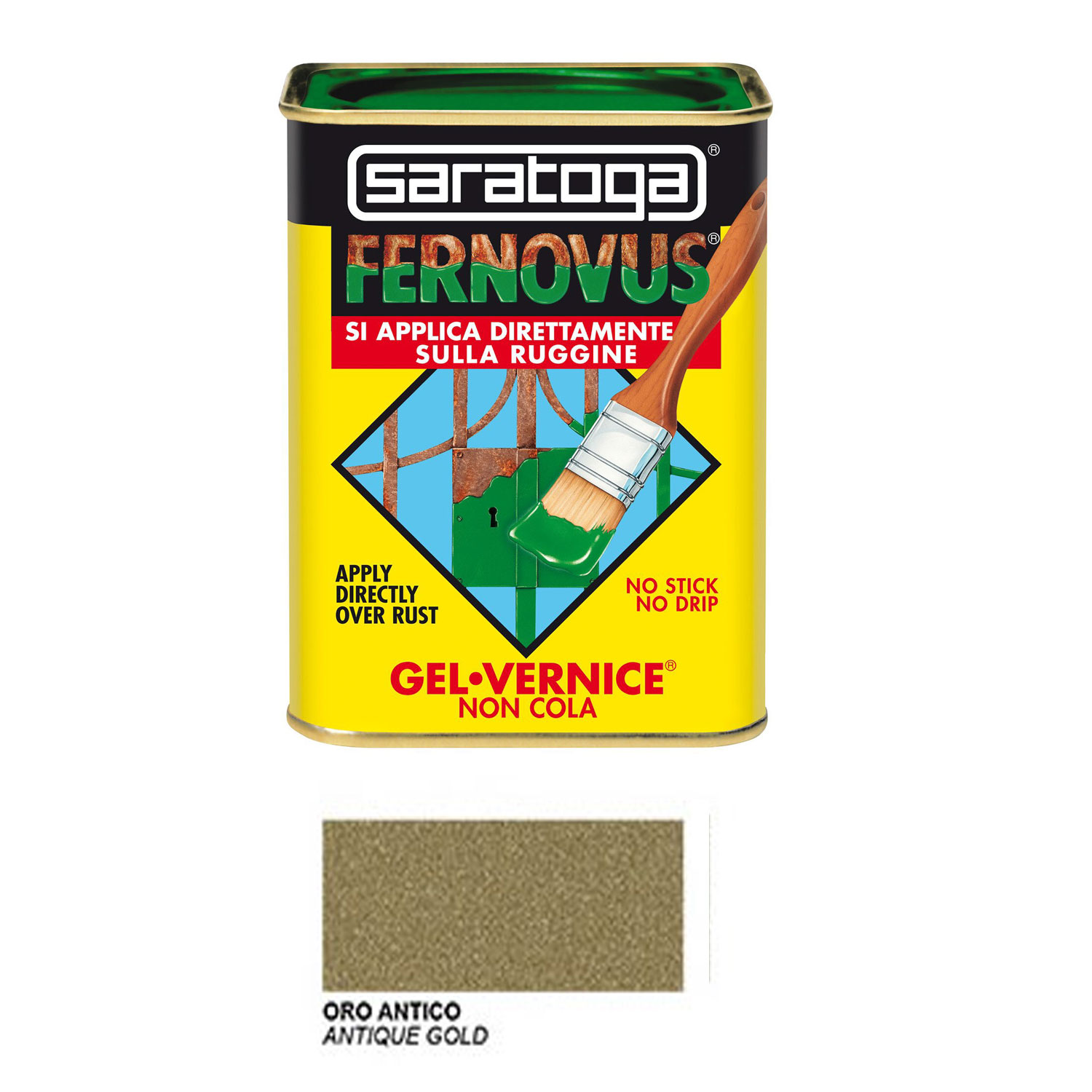 Barattolo Vernice Micacei Saratoga Oro Antico 750 ml