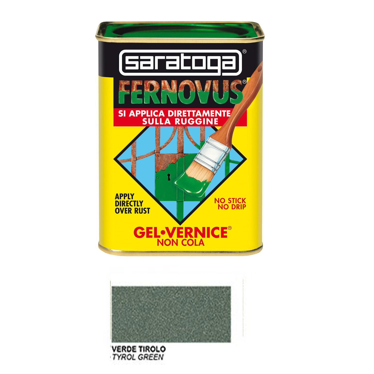 Barattolo Vernice Micacei Saratoga Verde Tirolo 750 ml