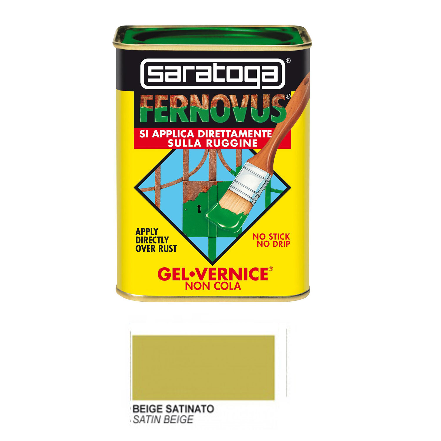 Barattolo Vernice Saratoga Beige Satinato 750 ml