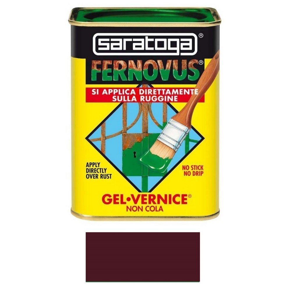 Barattolo Vernice Saratoga Brillante Castagna 750ml
