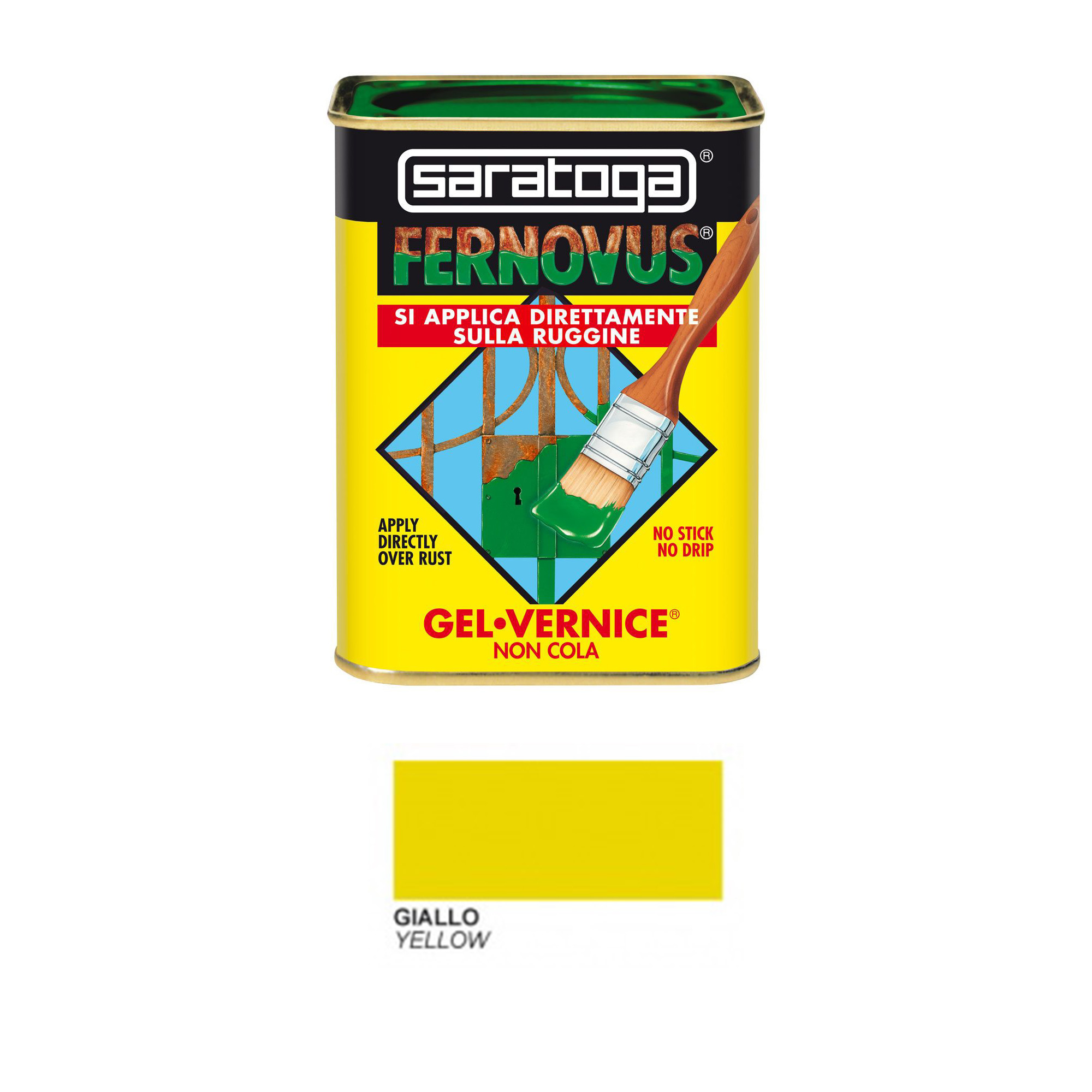 Barattolo Vernice Saratoga Brillante Giallo 750ml