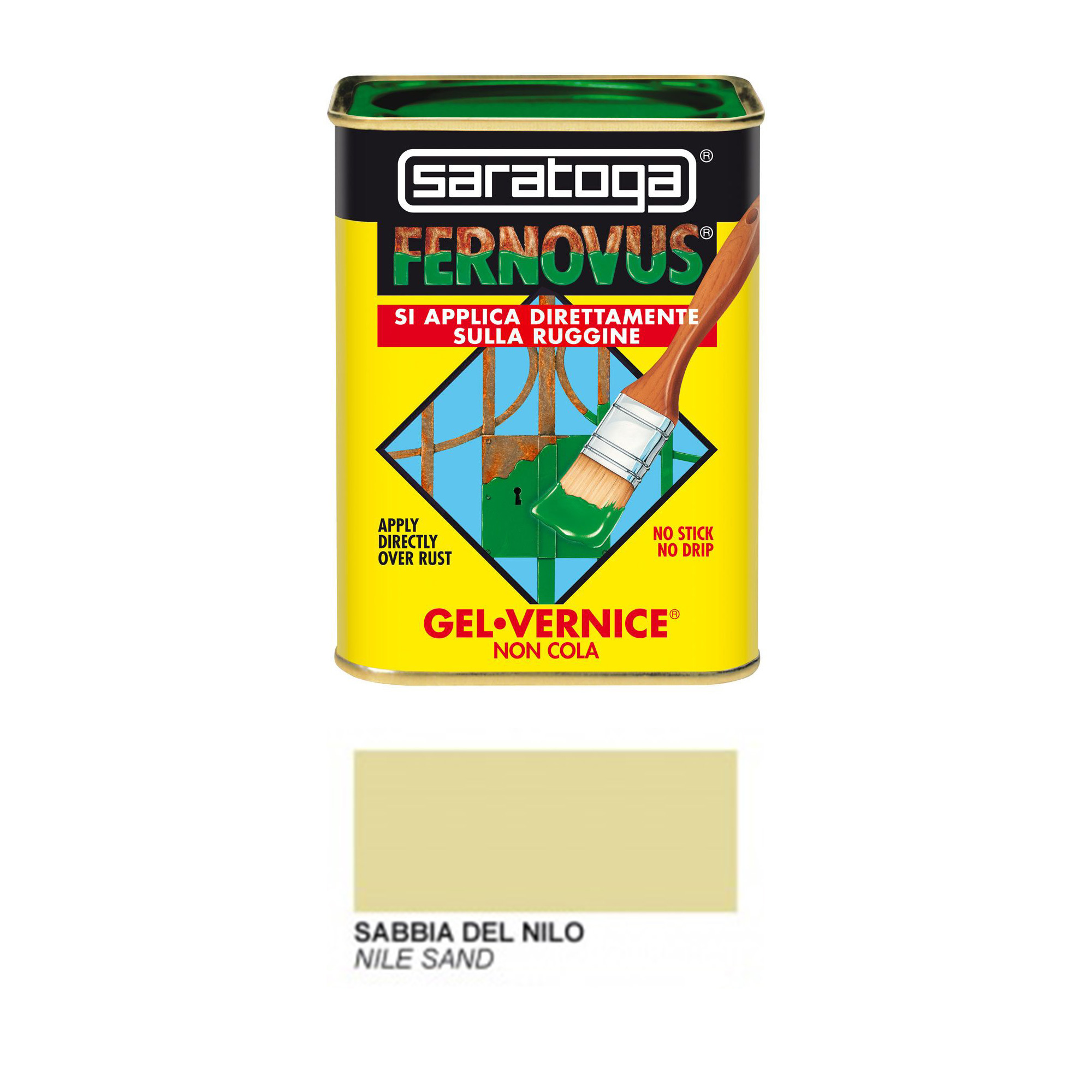 Barattolo Vernice Saratoga Brillante Sabbia del Nilo 750ml