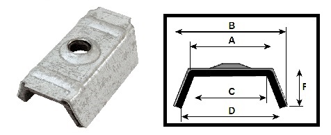 CAPPELLOTTO PER COPERTURE GRECA 15-19 ZINCATO CON GUARNZIONE CONFEIONE 10PZ