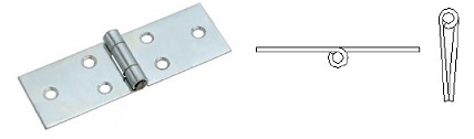 CERNIERA LUNGA MM.32X205 ZINCATO CONFEZIONE 5 PZ