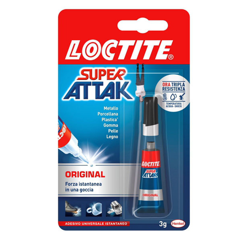 Colla Super Attack Original Loctite 3g