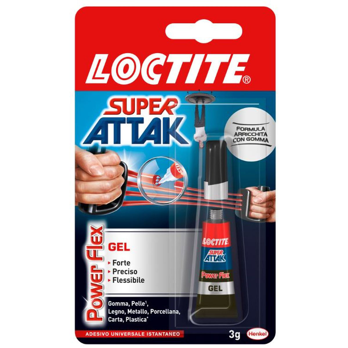 Colla Super Attack Power Gel Loctite3g