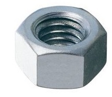 DADO ESAGONALE ALTO 5587 10 PASSO GROSSO ZINCATO CONF. 50Pz