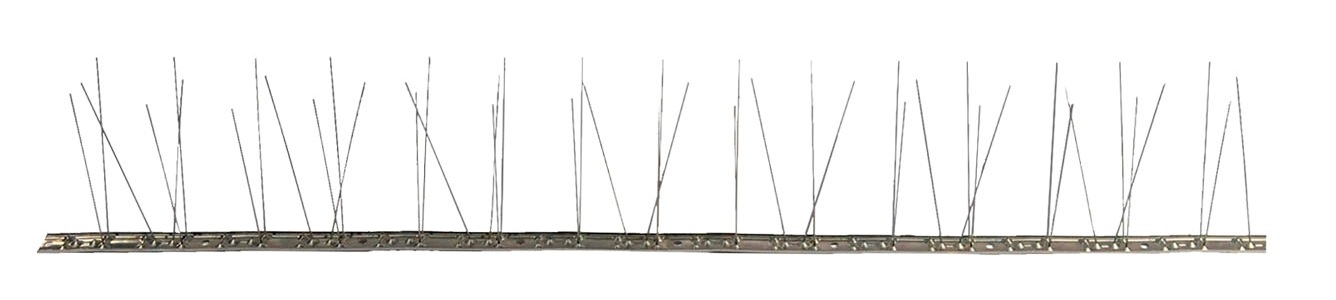DISSUASORE INOX X UCCELLI CM.100X10 PUNTE 80 13-50