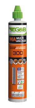 GB CARTUCCIA ANCORANTE CHIMICO  ML300+1 MISURINO ART.MA300