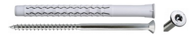 GB TASSELLO NYLON PROL.TURBO JET (T.N)6X 80 CONFEZIONE 10Pz
