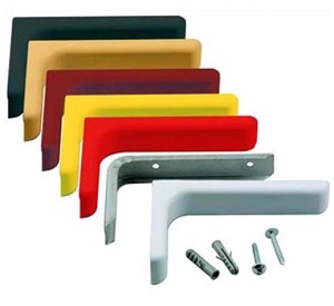 MENSOLA ARREDAMENTO BIANCO 2007-2900 CM24 VITI-TASSELLI