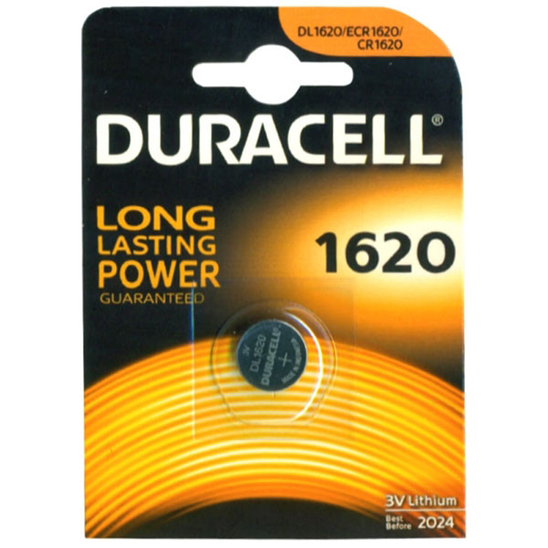 Pila Duracell Bottone DL1620 Litio 3V