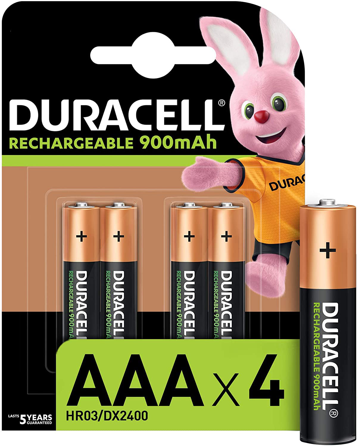 Pila Ricaricabile Duracell AAA 900mAh