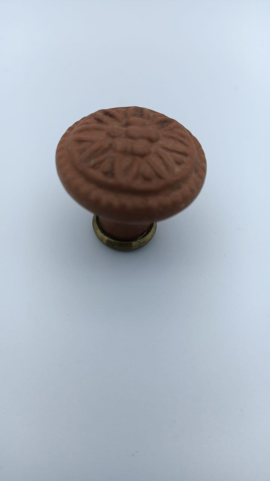 Pomolo Armadio Donafer Terracotta Diametro 30 mm