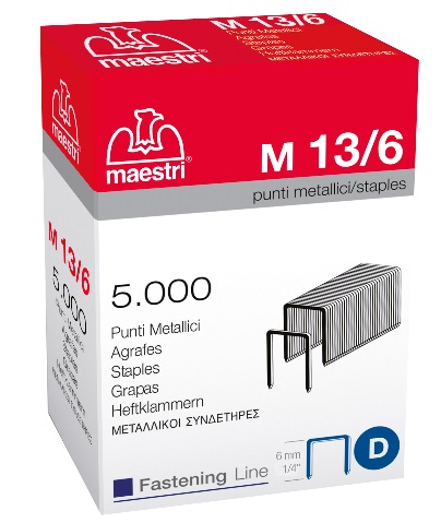 PUNTI M13-08 X RAPID SCATOLA 5000 PZ