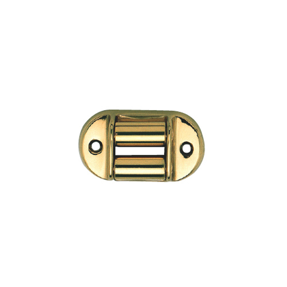 Scorricinghia Cottali Ovale 36x50 mm Ottone Lucido Verniciato