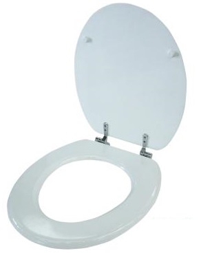 SEDILE WC AGLAIA LEGNO LACCATO BIANCO