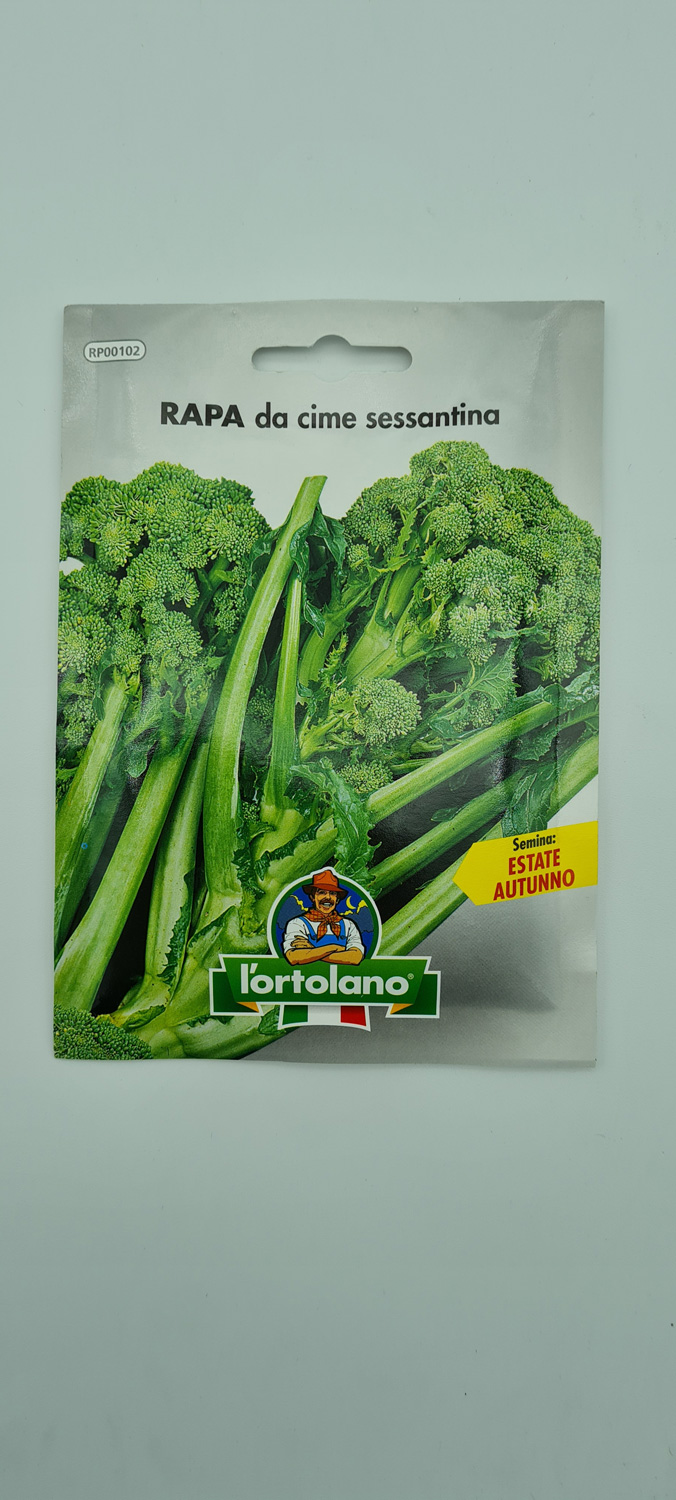 Sementa Rapa L’Ortolano Da Cime Sessantina