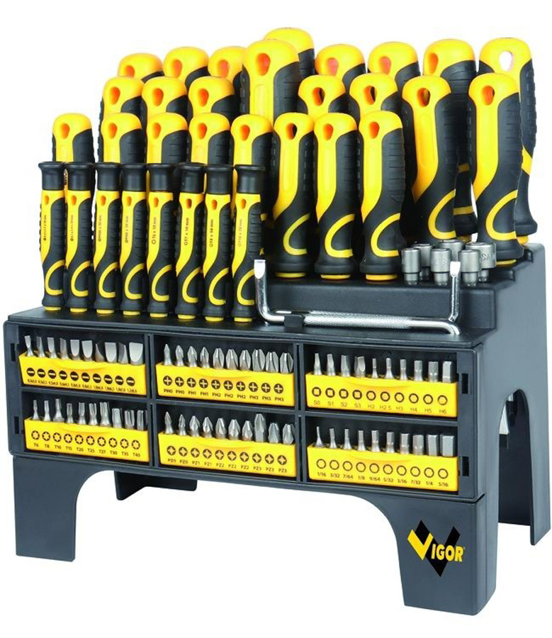 SERIE CACCIAVITI VIGOR CACCIAVITI E INSERTI PEZZI 100