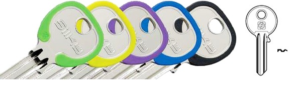 SILCA SILKY CHIAVE AUL058 DZ1 CONF. 5 PZ COLORI ASSORTITI