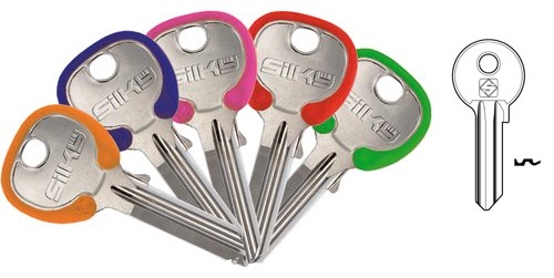 SILCA SILKY CHIAVE AWA1R DZ CONF. 5 PZ COLORI ASSORTITI