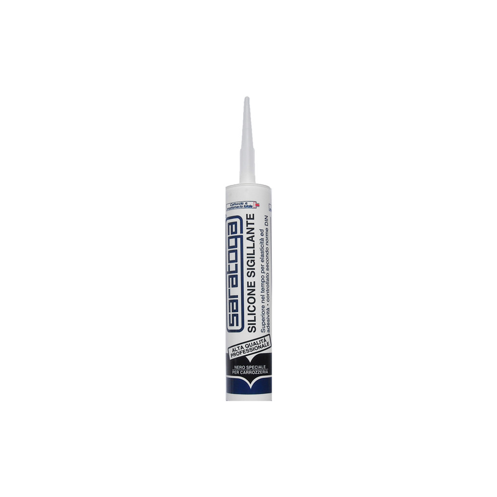 SILICONE NERO SARATOGA PER CARROZZERIA GR280