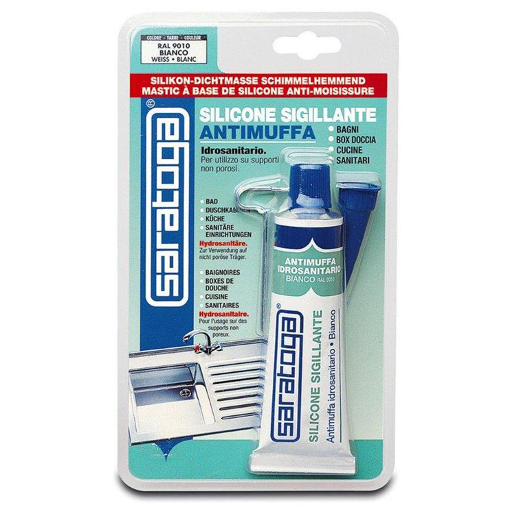 SILICONE SIGILLANTE SARATOGA ANTIMUFFA BLISTER 60GR