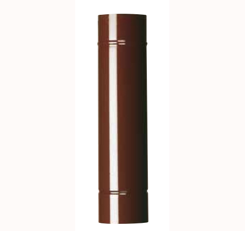 TUBO SAVE SMALTATO MARRONE 100X12 CM