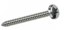 VITE AUTOFILETTANTE T.C. 3,5X25 CROCE ZINCATA BIANCA CONF 50 PZ
