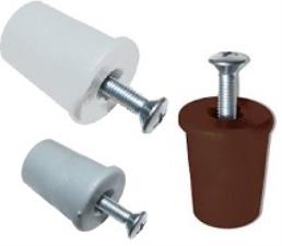 BOLIS ARRESTO TRONCO CONO MARRONE MM.30 CONF. 10PZ