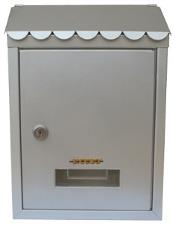 CASSETTA POSTALE CM. 21X30X7 FERRO VERNICIATA GRIGIA