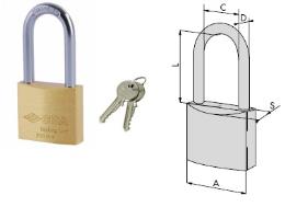 CISA LUCCHETTO LOGO ARCO LUNGO 21011 40