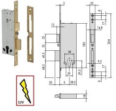 CISA SERRATURA 12016-60 ELETT.INF. X LEGNO S-CILINDRO