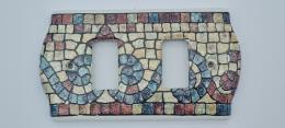 Copripresa Ceramica Pentagruppo Mosaico 2 Fori
