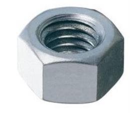 DADO ESAGONALE ALTO 5587 10 PASSO GROSSO ZINCATO CONF. 50Pz
