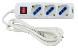 MULTIPRESA SYNTESY COMPATTA 3 PRESE BIPASSO SCHUKO