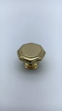 Pomolo Armadio Donafer Ovale Ottagonale Ottone Diamtrto 35 amm