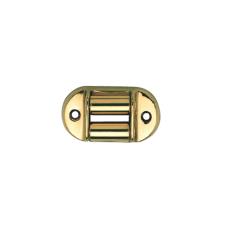 Scorricinghia Cottali Ovale 36x50 mm Ottone Lucido Verniciato