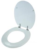 SEDILE WC AGLAIA LEGNO LACCATO BIANCO