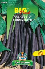 Sementa fagiolo L’Ortolano Rampicante a Cosse Violette Big Pack