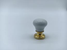 Set 2 Pomellini Mobile Lapoggi Porcellana Bianca Base Oro