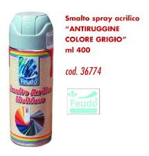 SPRAY ACRILILICO ANTIRUGGINE GRIGIO ML400