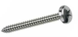 VITE AUTOFILETTANTE T.C. 3,5X13 CROCE ZINCATA BIANCA CONF. 50Pz